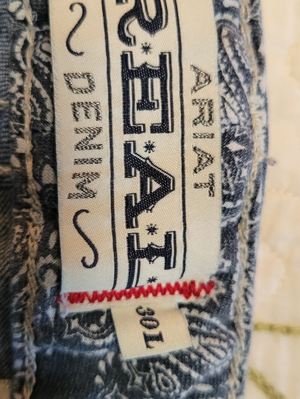 EUC Ariat REAL Jeans 30L - Picture 3 of 11
